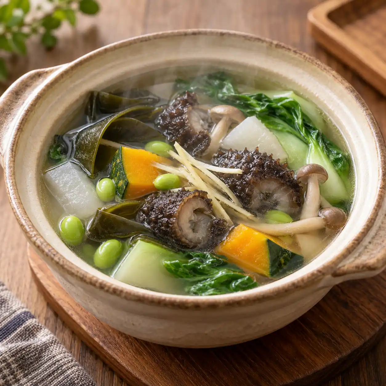 昆布海參南瓜蔬菜湯