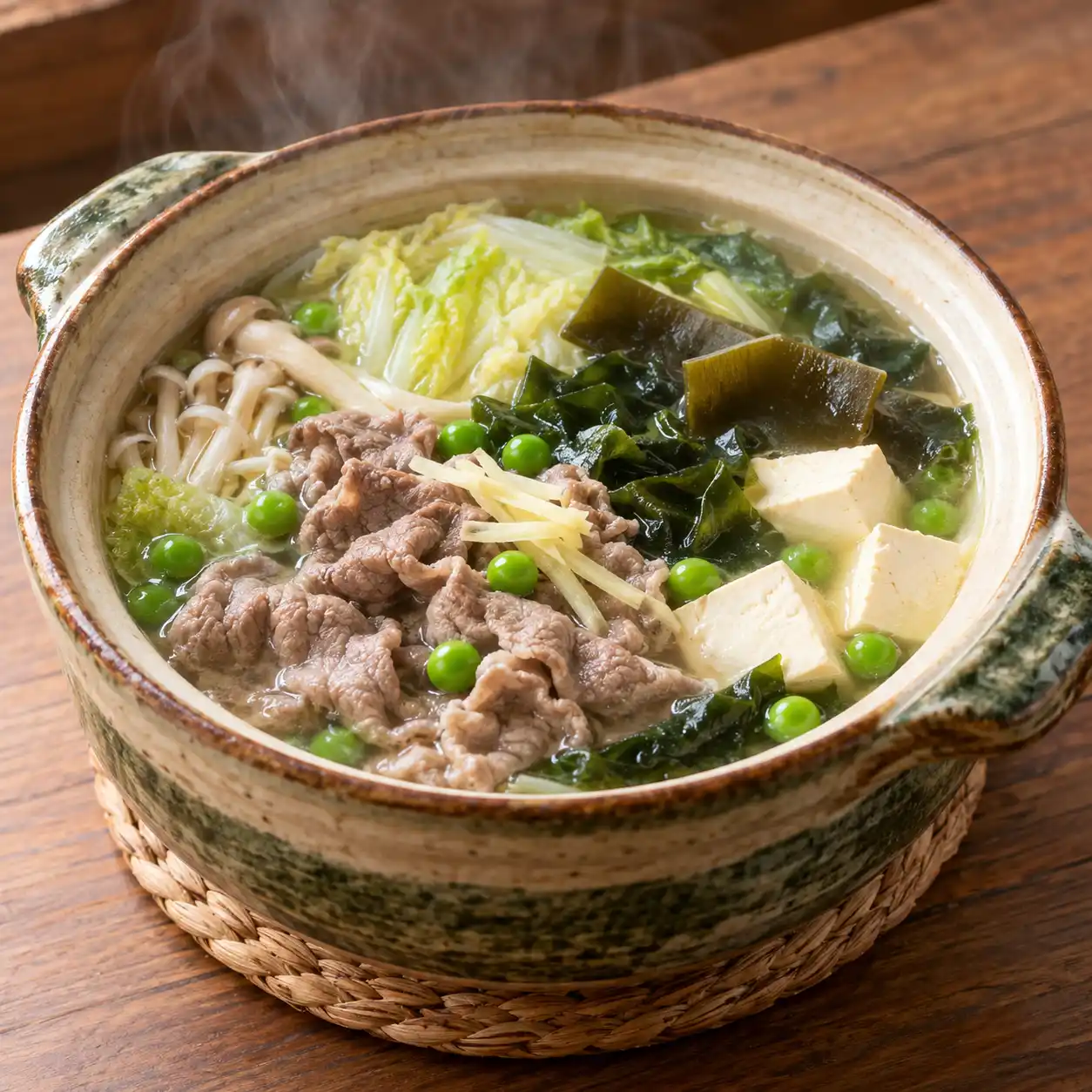 牛肉片豌豆昆布鍋