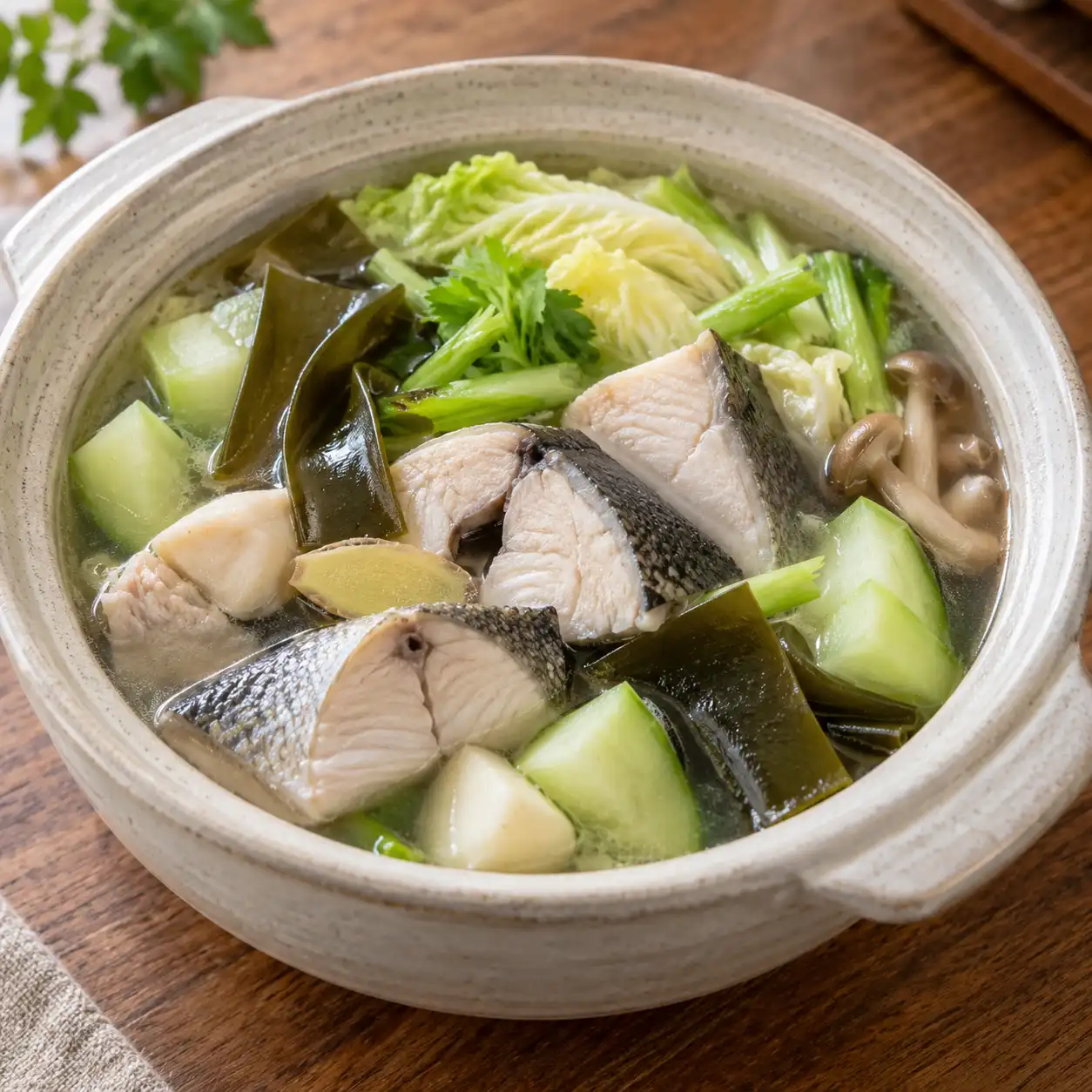 昆布虱目魚菱角鍋