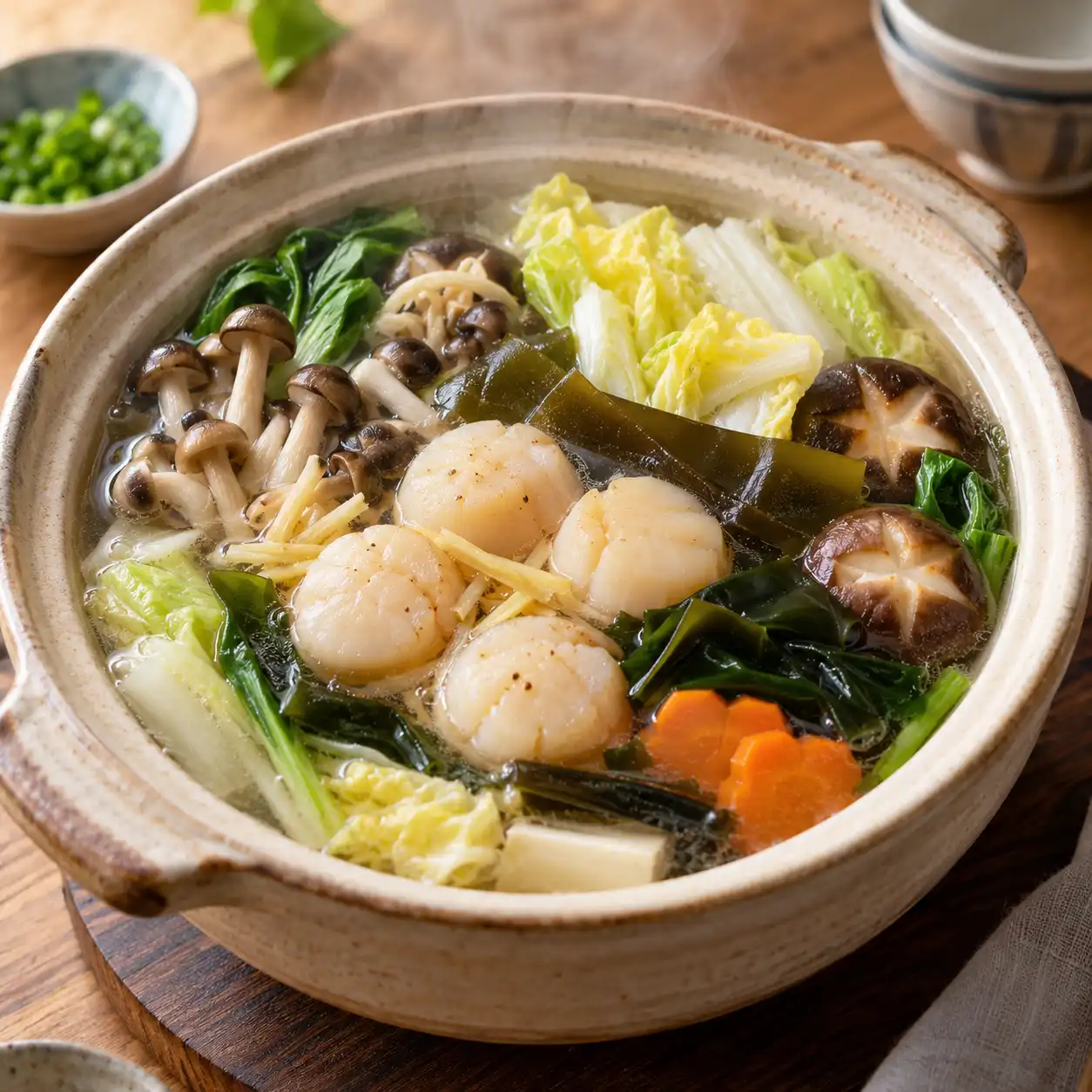 干貝蘑菇昆布鍋
