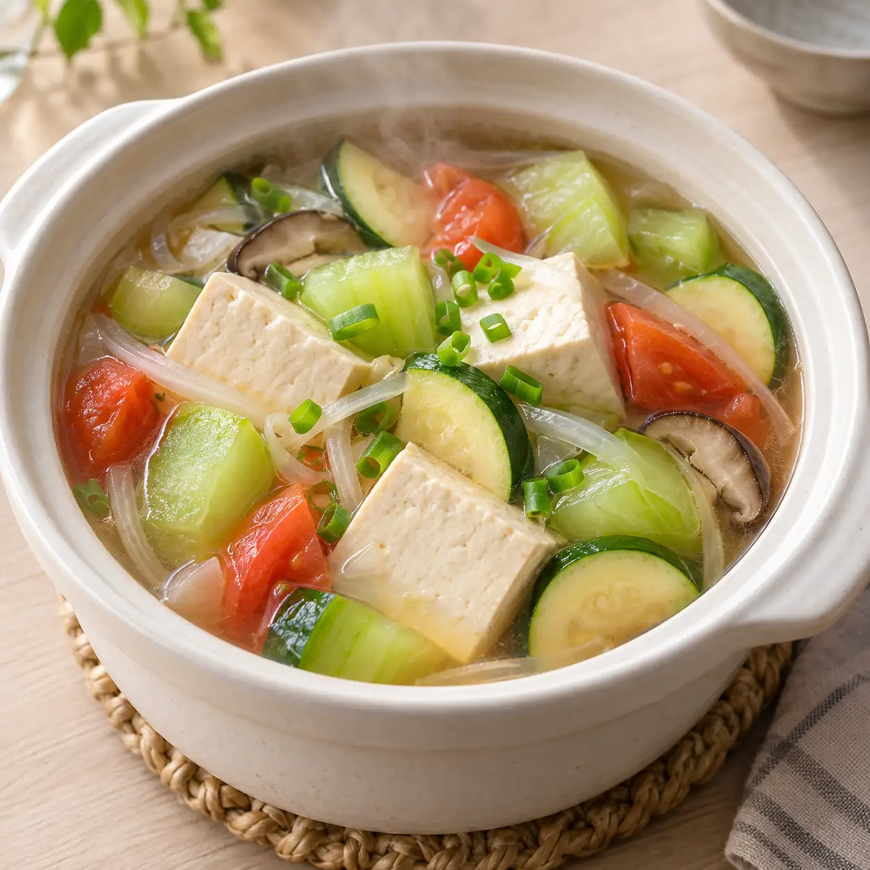 板豆腐大黃瓜砂鍋