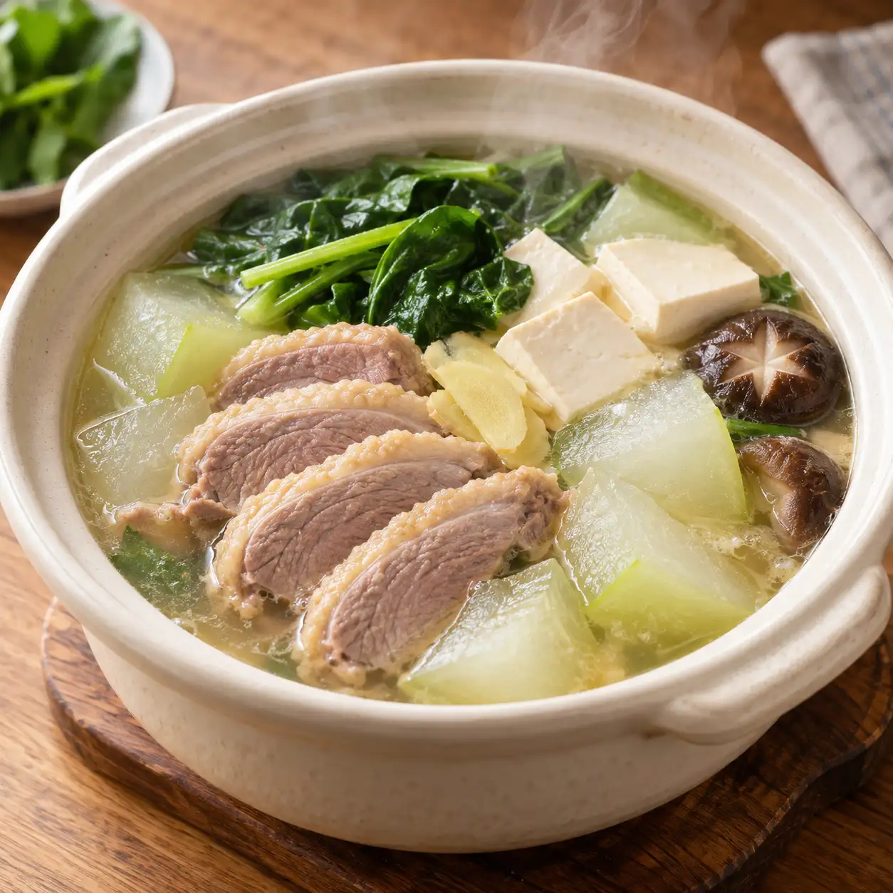 味噌鴨胸冬瓜鍋