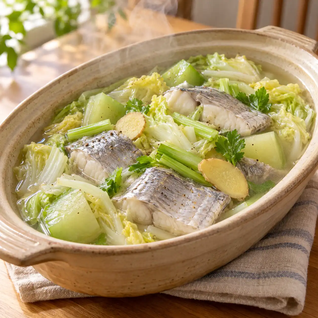 白帶魚大白菜蔬菜煲