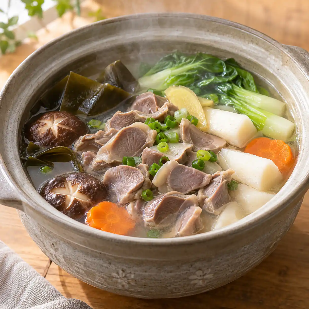 雞胗山藥昆布鍋