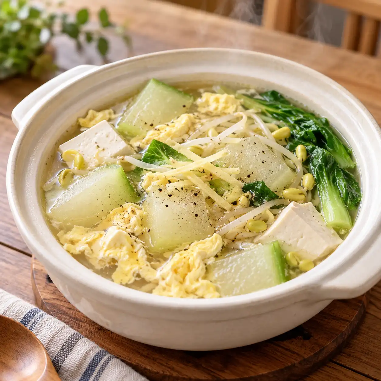 胡椒雞蛋冬瓜小火鍋