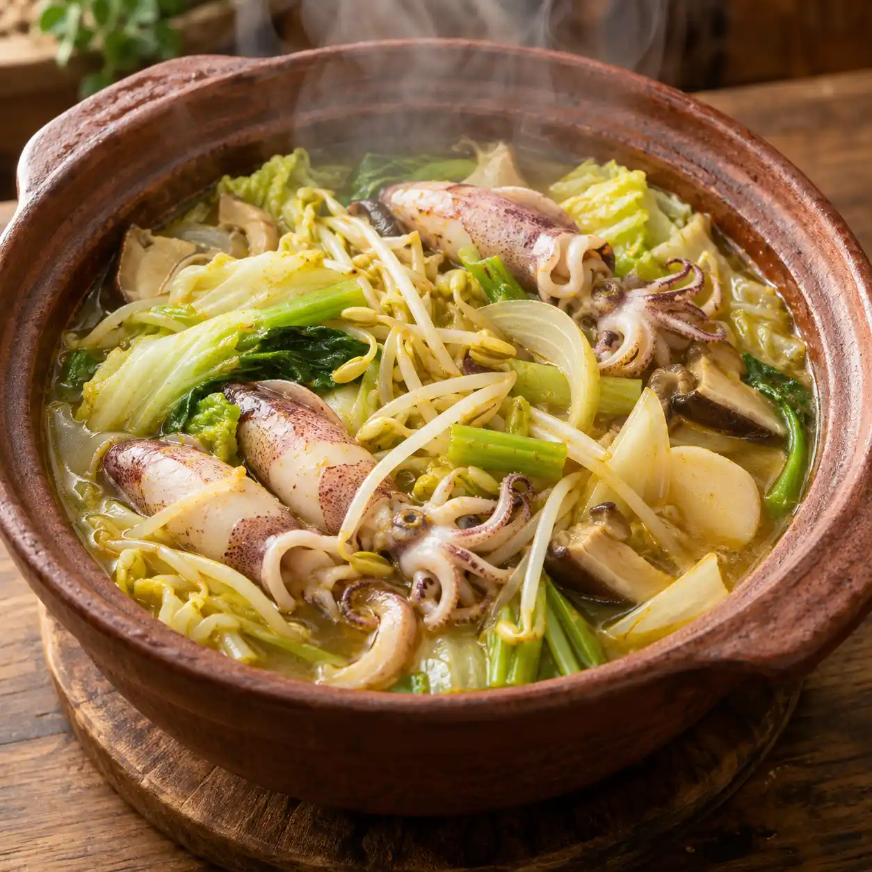 小卷綠豆芽砂鍋