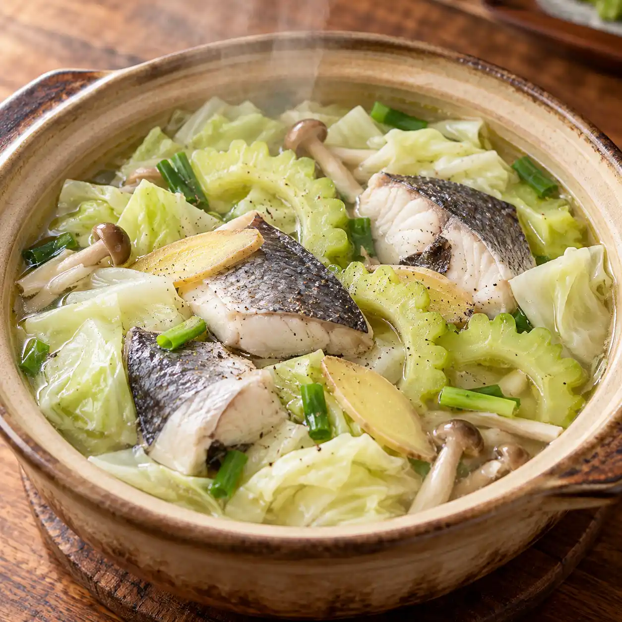 虱目魚苦瓜砂鍋