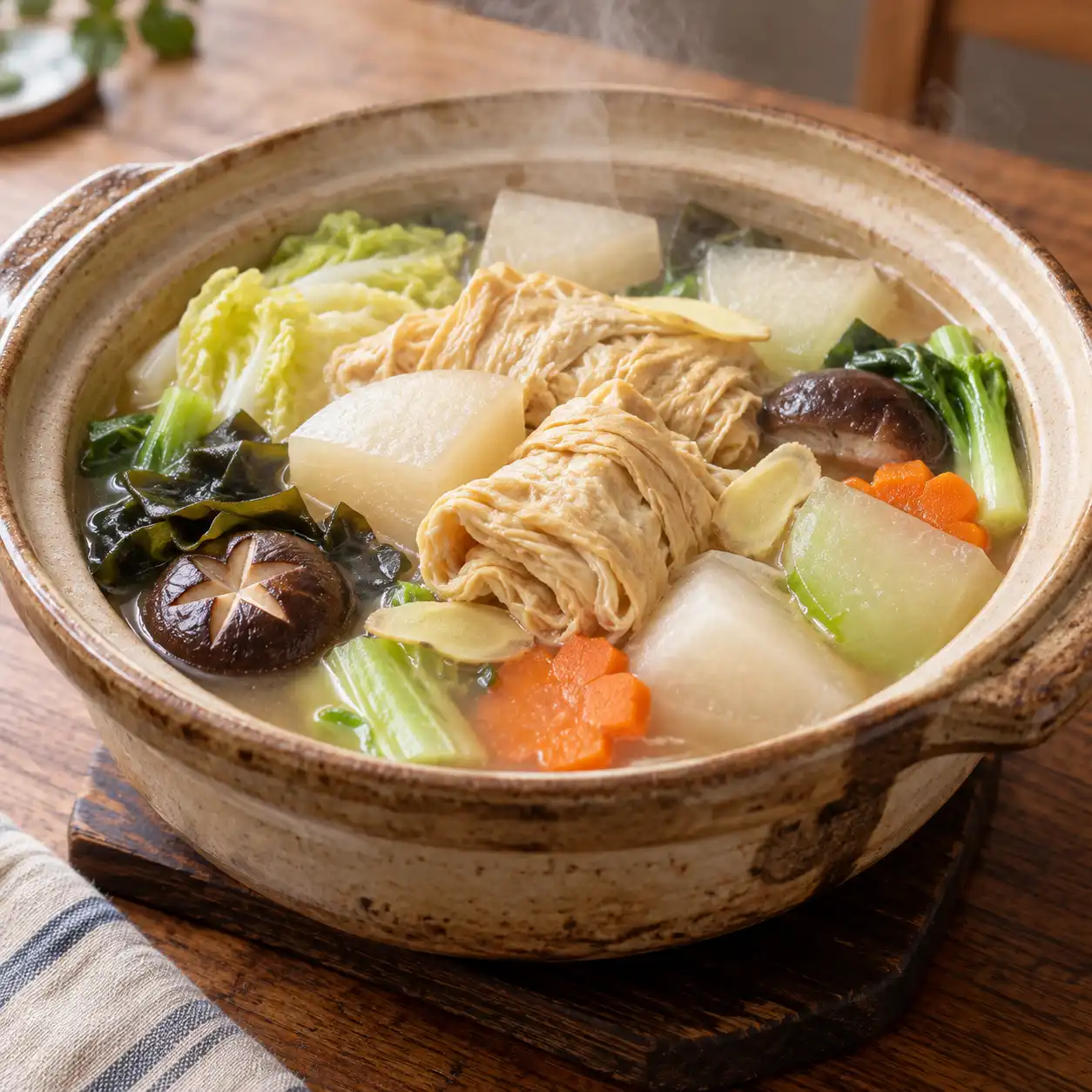 豆包白蘿蔔砂鍋
