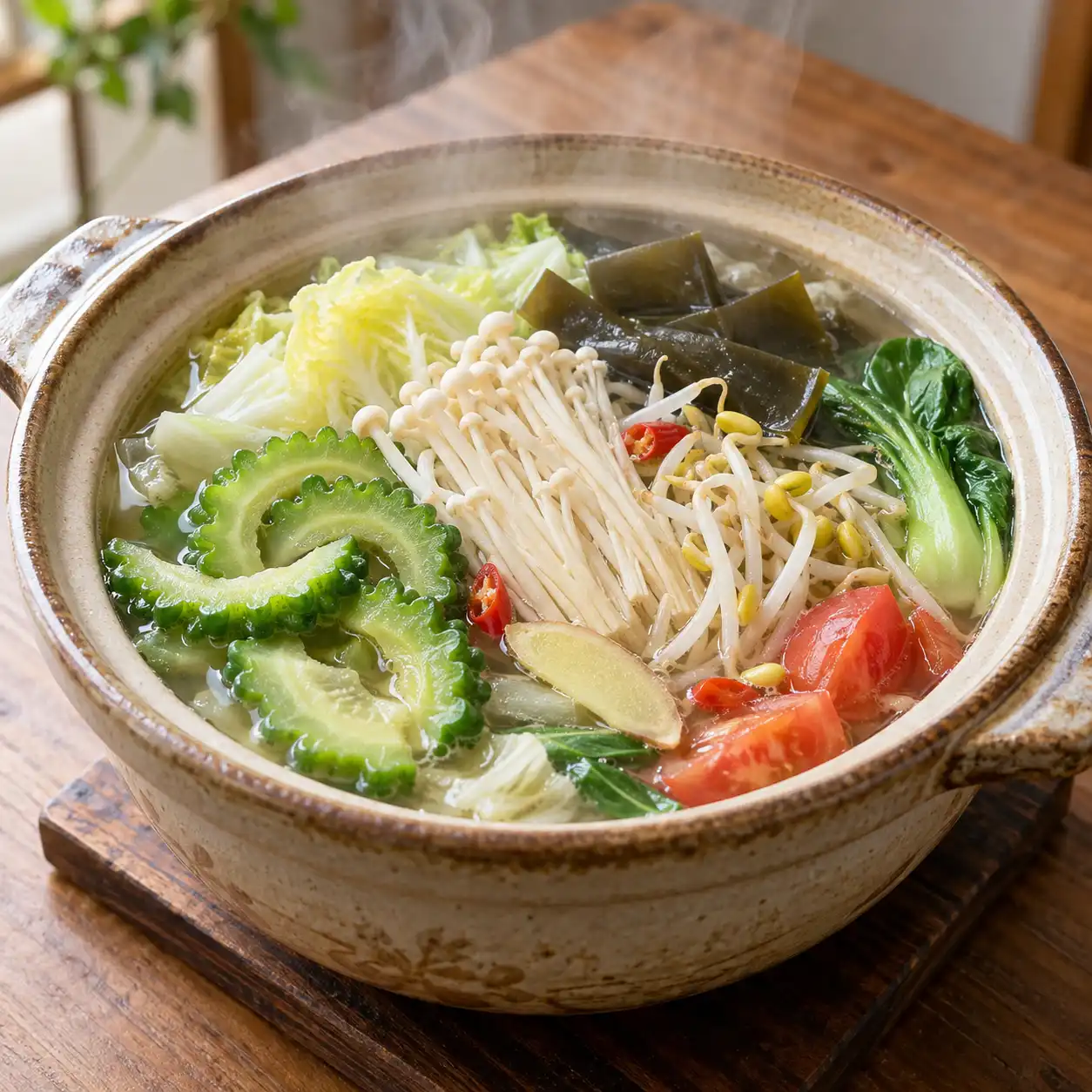 金針菇苦瓜昆布鍋