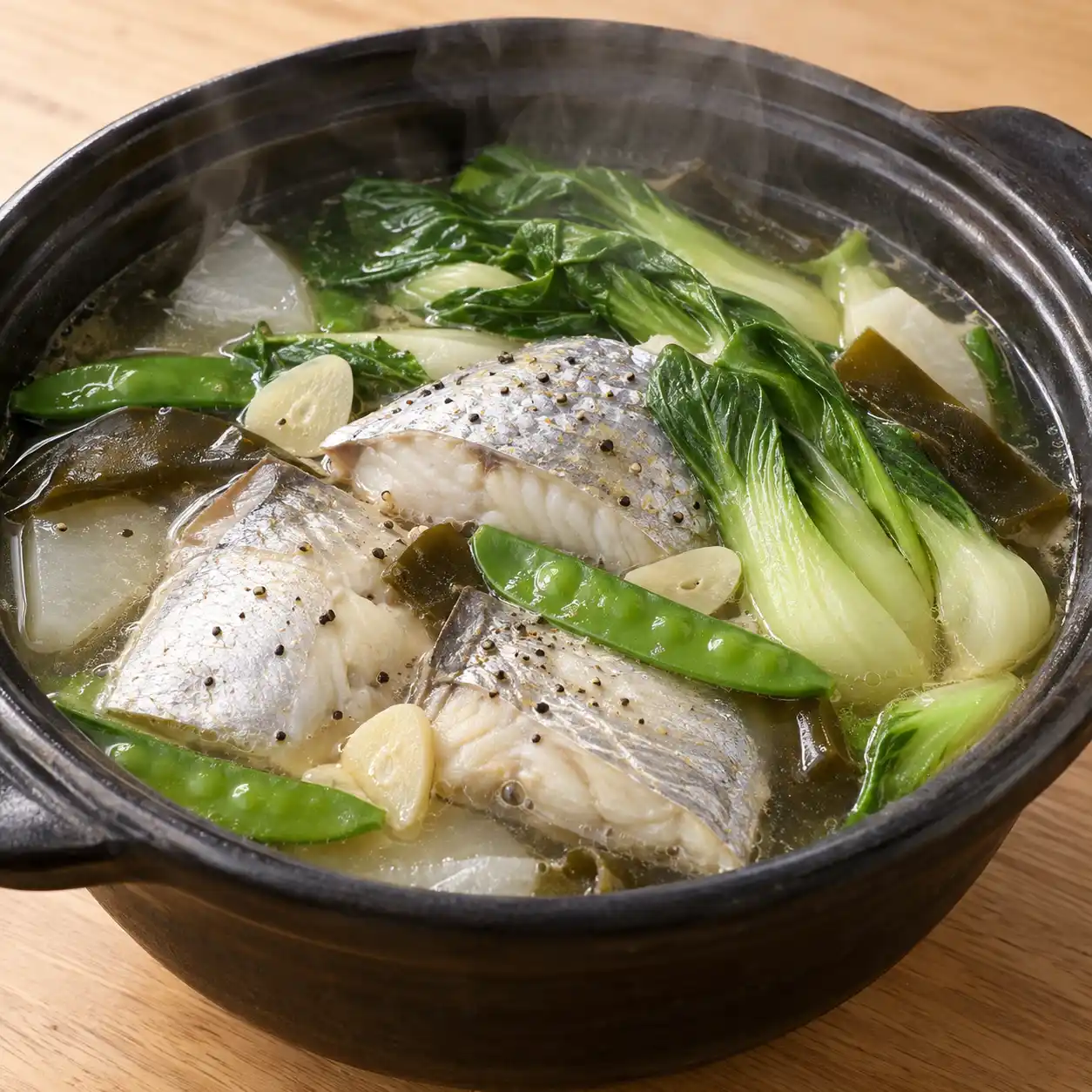 白帶魚青江菜昆布鍋