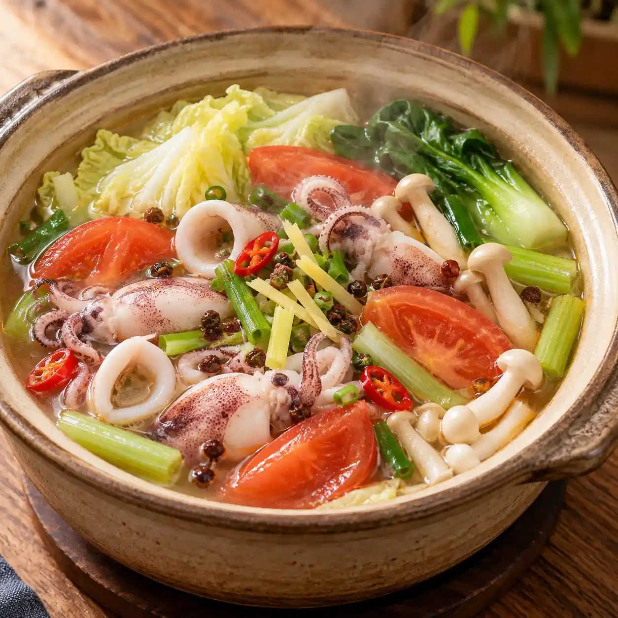 椒麻小卷番茄鍋