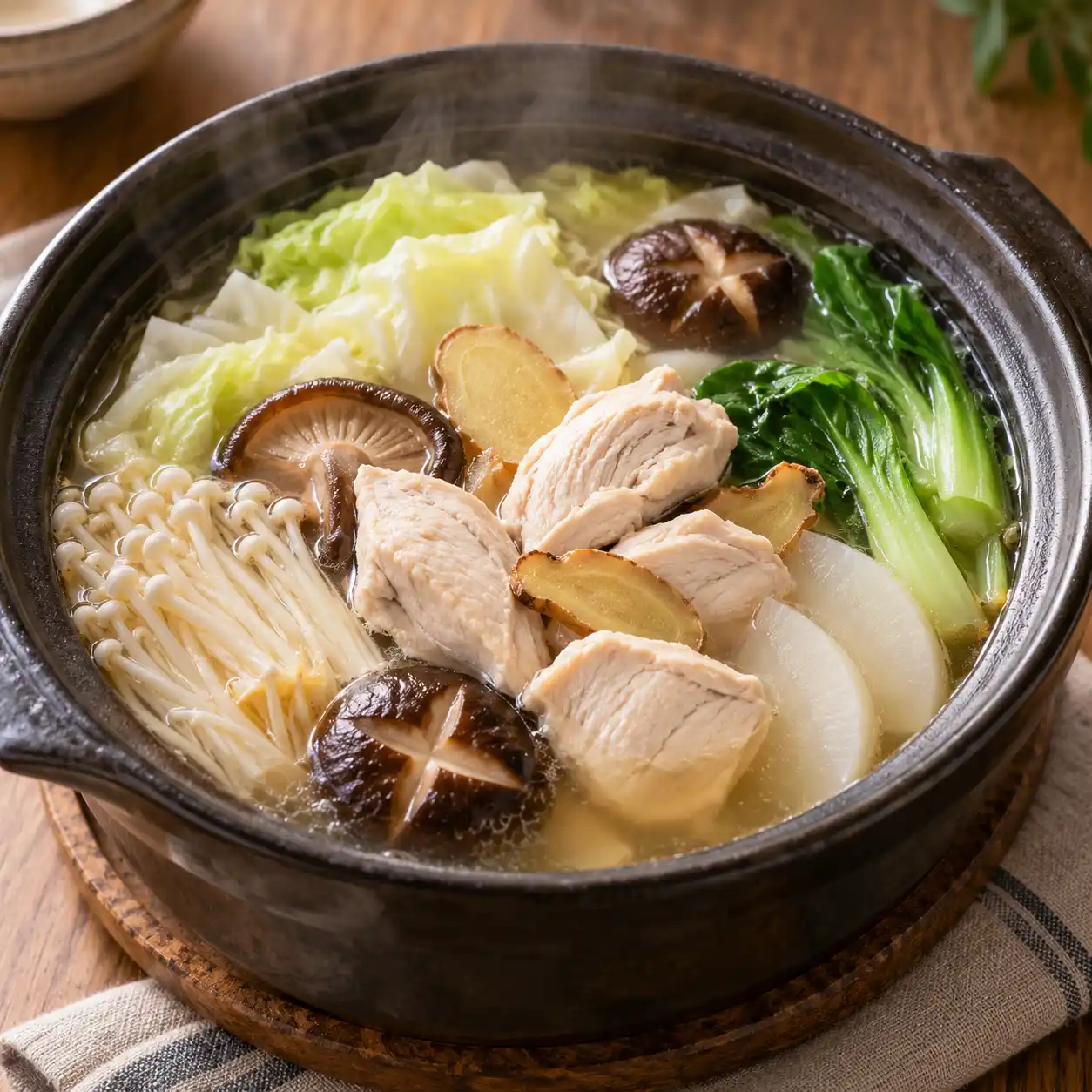 麻油雞蔬鍋