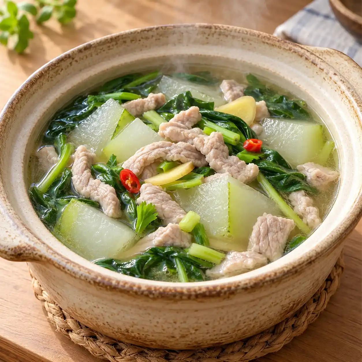 豬柳冬瓜砂鍋
