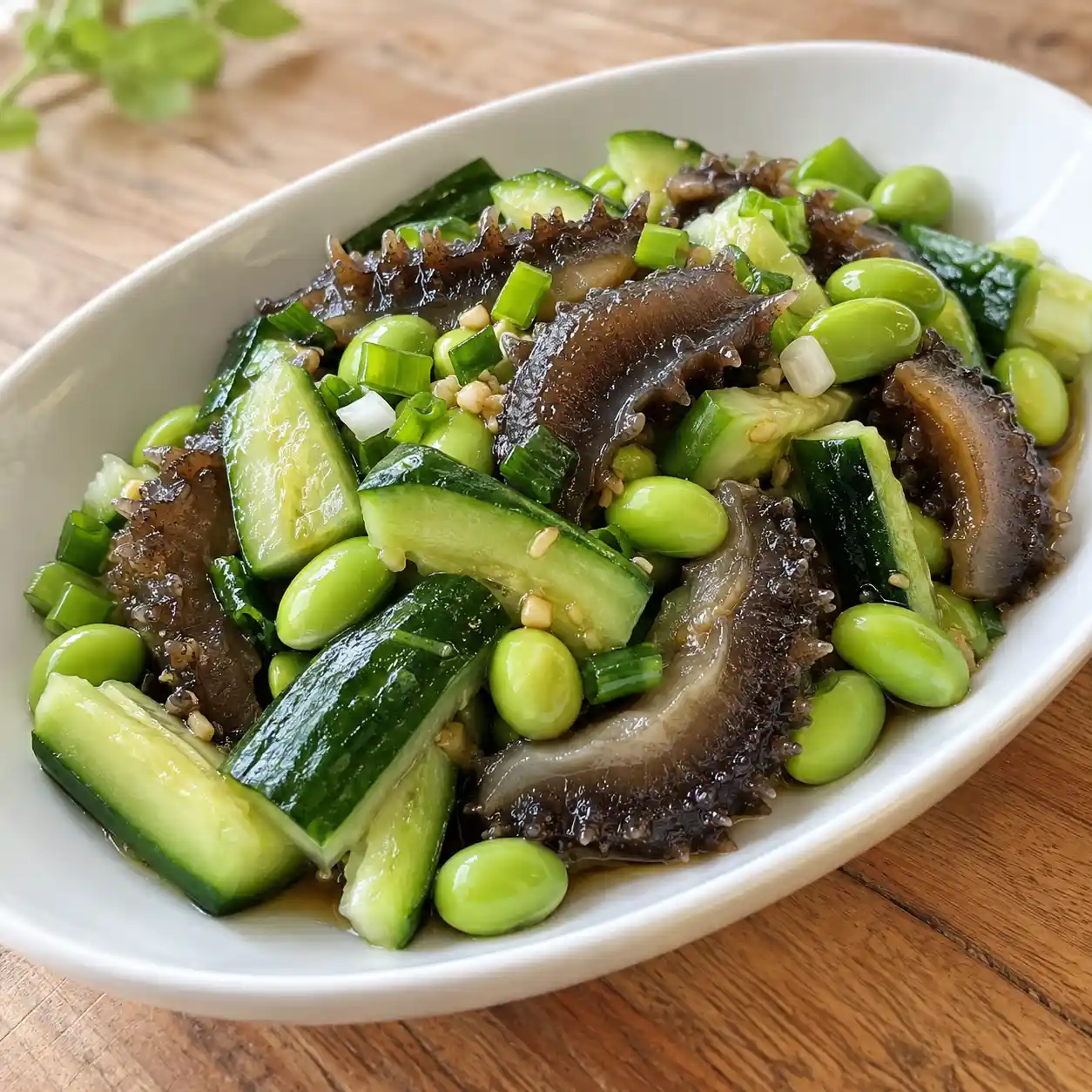 海參毛豆涼拌小黃瓜