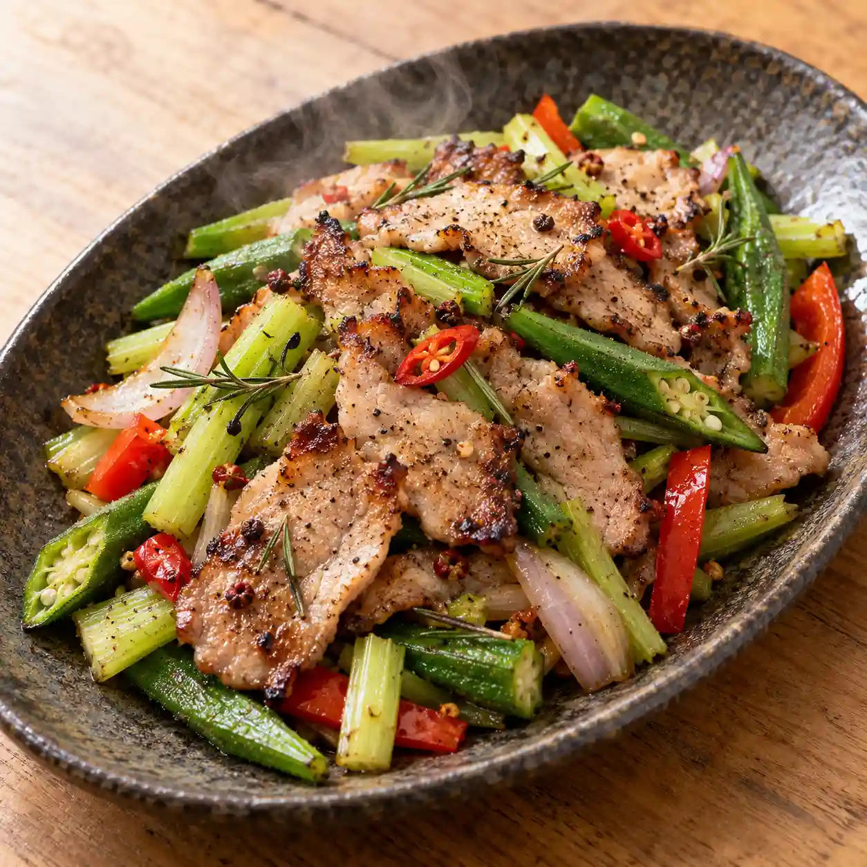 椒麻烤豬肉片